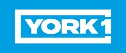 White text "YORK1," highlighting a trusted concrete contractor, is set inside a white rectangular outline on a solid blue background.
